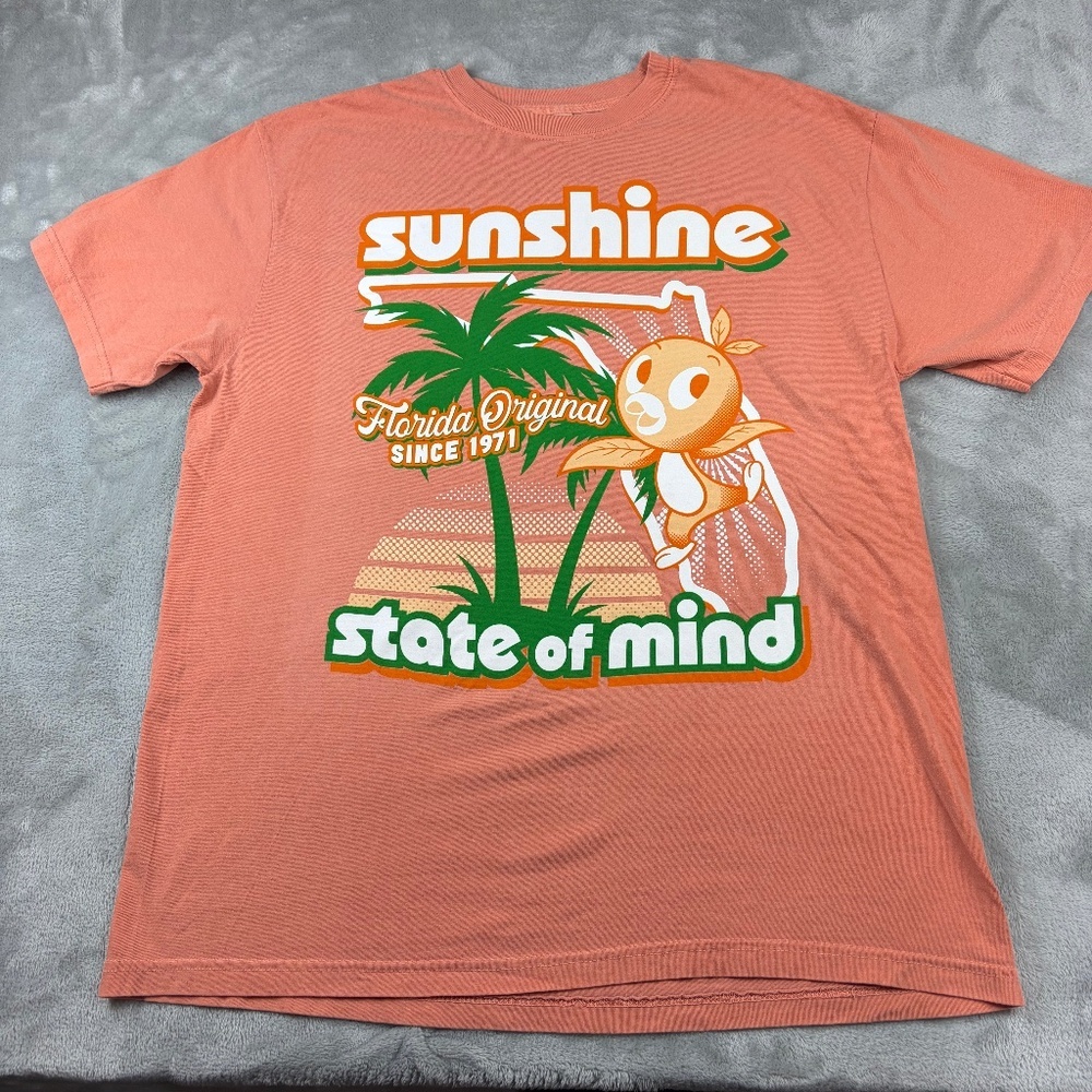 Comfort Colors Disney Orange Bird Short Sleeve Tee Shirt Women's XL